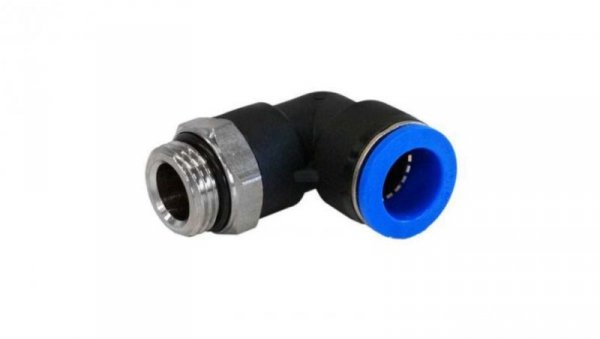 Obrotowa złączka pośrednia kolankowa gwint R 1/8 męskie, Wciskane 10 mm RS PRO