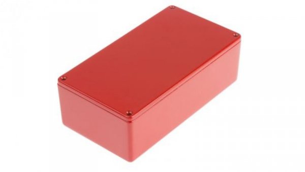 Obudowa ekranowana Czerwony IP54, 112 x 62 x 30.5mm, RS PRO