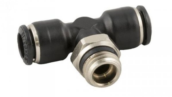 Adapter gwintowany teowy typu gwint – rura, 20 barów