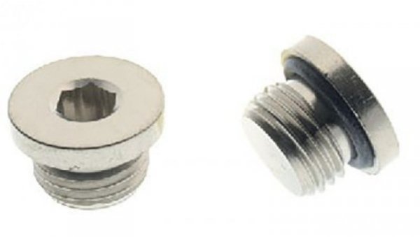 Zaślepka, NBR, BSPP M5, dł. całkowita: 6mm
