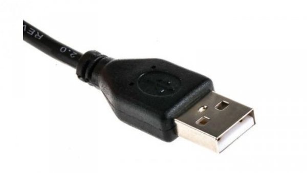Kabel USB, dł. 1.8m, kolor: Czarny