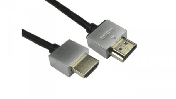 Zespół cyfrowych kabli wideo i monitorowych 2m Wtyk HDMI to Wtyk HDMI Czarny