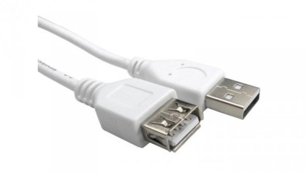 Kabel USB, dł. 1m, kolor: Biały