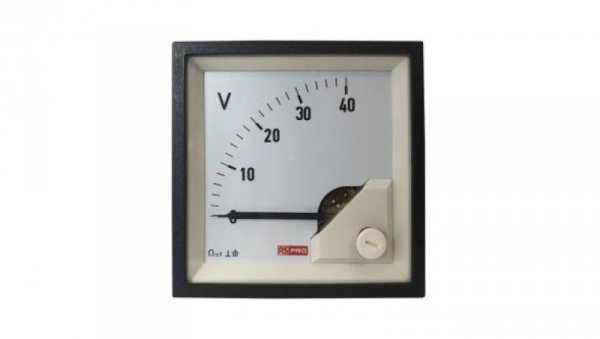 Amperomierz analogowy panelowy DC -10C do +65C RS PRO