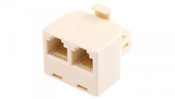 Adapter do złączy RJ, 2 portów RJ11