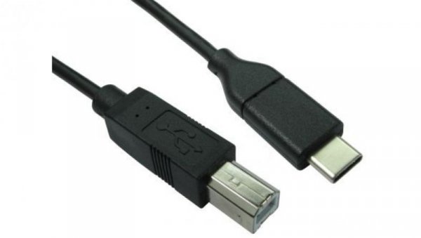 Kabel USB, dł. 2m, kolor: Czarny