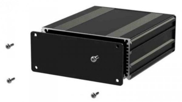 Obudowa urządzeń elektronicznych, Aluminium, Czarny, 80 x 108.5 x 45mm, RS PRO
