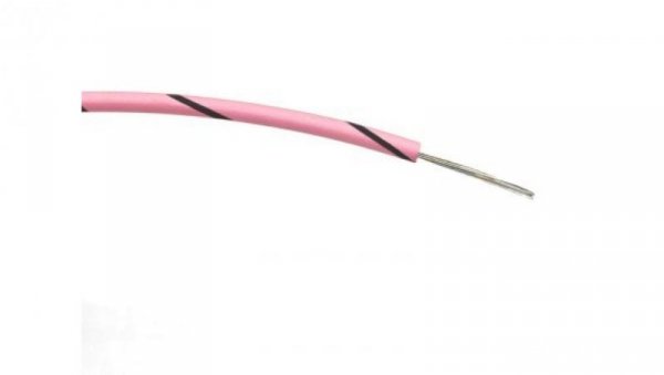 Przewód jednożyłowy linkowy, 0,2 mm², 7/0,2 mm, 24 AWG, PVC, 1 kV AC, Czarny/Szary, dł. 100m, RS PRO