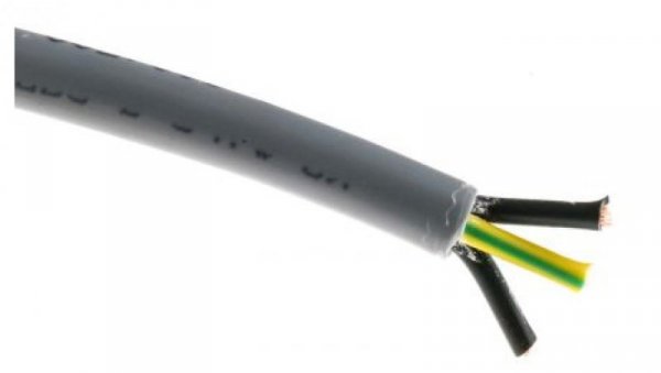 Kabel sterowniczy YY, 3-żyłowy, 0,75 mm², Ø 7.2mm Nieekranowany, izolacja Polichlorek winylu PVC