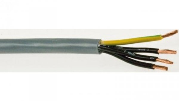 Kabel sterowniczy YY, 4-żyłowy, 2,5 mm², Ø 9.8mm Nieekranowany, izolacja Polichlorek winylu PVC