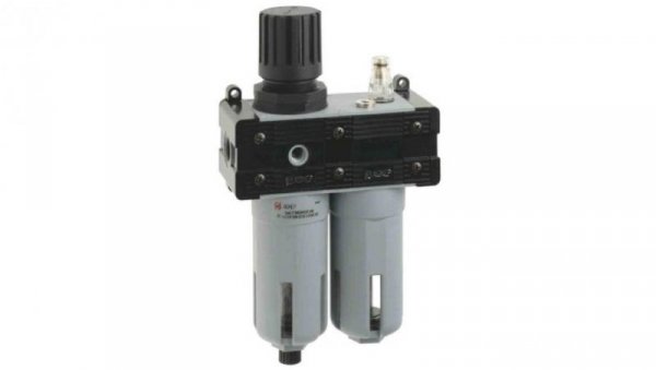 FRL, Ręczny, półautomatyczny, G 1/8, 20μm, T100 Mini, RS PRO