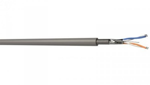 Kabel Ekranowany 2 x 2 0,22 mm² 300 V Niska emisja dymu, bez halogenu (LSZH) 7.90mm 100m RS PRO