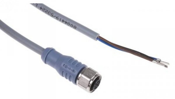 Czujnik indukcyjny PNP 4 mm cylindryczny M8 x 1 150 mA 10 → 30 V dc IP68 2kHz