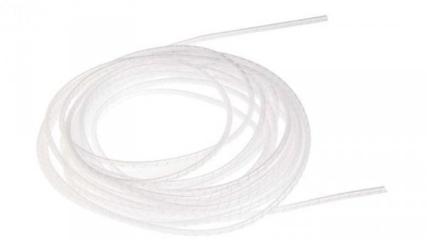 Opaska spiralna, Ø 1.5 → 10mm, -50→ C, materiał: Polietylen, kolor: Naturalny, RS PRO