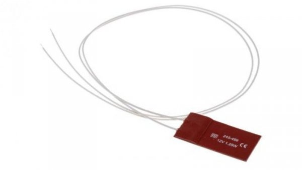 Silicone Heater Mat 1,25 W 12 V DC 25 x 50mm