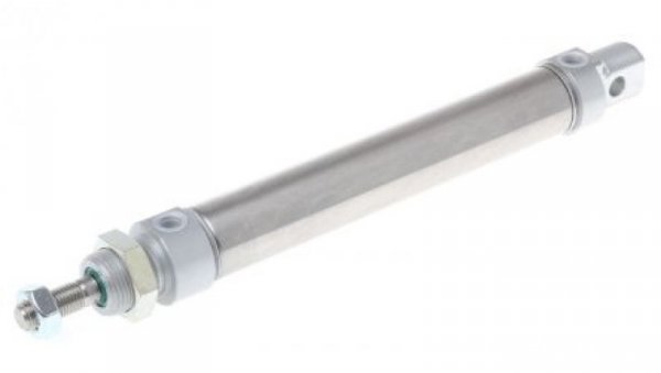 Siłownik dwustronnego działania ISO 6432 Ø 25mm, skok 125mm RS PRO
