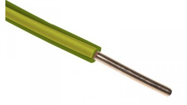 Jednożyłowy kabel sterowniczy CSA 1,5 mm², Maks. +70C 600 V Zielony/Żółty, RS PRO