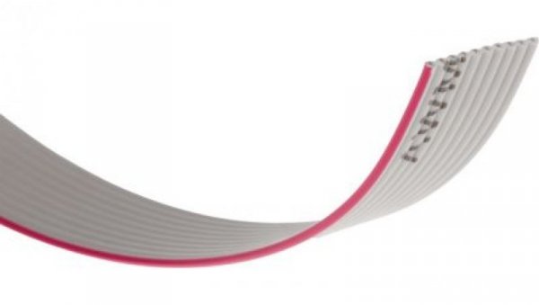 Kabel taśmowy Nieekranowany, AWG: 28, 10-żyłowy, raster: 1.27mm, 30m, -20→ +105 C