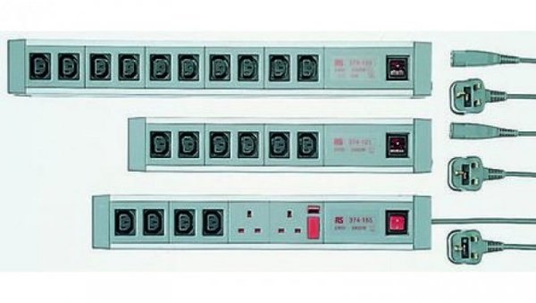 Przedłużacz 10-gniazd 230 V AC Tak Typ G - brytyjski 2m 374137