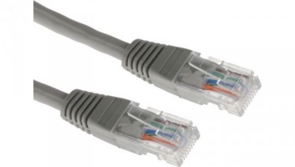 Kabel kat. 5e U/UTP Szary 5m