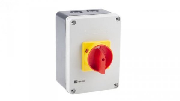 Przełącznik izolacyjny bez bezpiecznika 4-biegunowy 80 A 30 kW 3-fazowy IP65