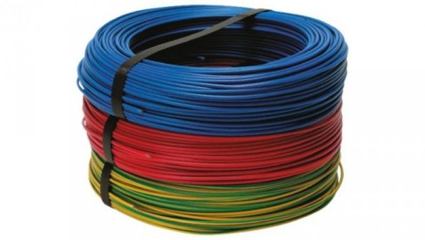 Przewód instalacyjny, 6491X, H07V-U., 100m, 4 mm² CSA , 450/750 V, 32 A, kolor: Czerwony