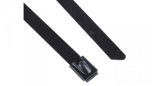 Opaska kablowa 360mm 7.9 mm Stal nierdzewna z powłoką poliestrową 100 sztuk RS PRO