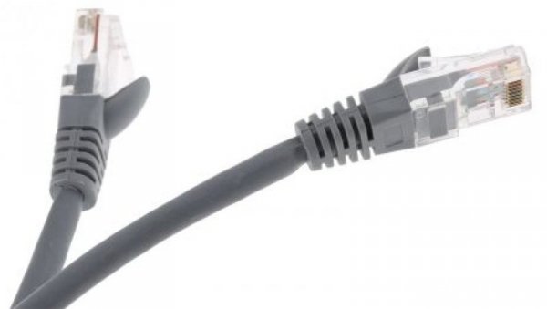 Kabel kat. 5e U/UTP Szary 3m