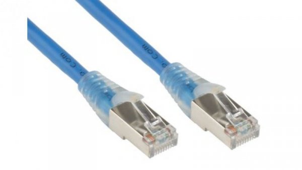 Kabel kat. 5e F/UTP Niebieski 3m