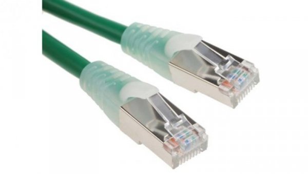 Kabel kat. 5e F/UTP Zielony 500mm