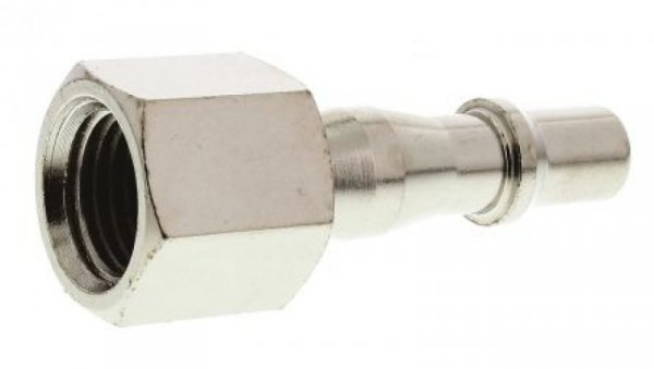 Szybkozłączka pneumatyczna, materiał Mosiądz, złącze G 1/4 żeńskie, RS PRO PLC 60, Rectus 19