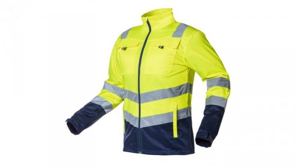 Bluza robocza ostrzegawcza 40 poliester 60 bawełna 260gsm rozmiar XXL 81-742-XXL