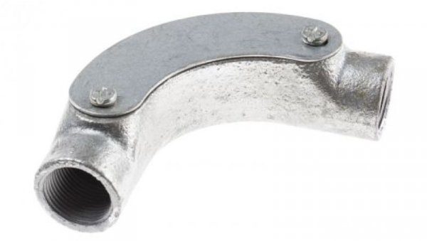 Złącze kątowe z wziernikiem inspekcyjnym, Stal 20mm RS PRO