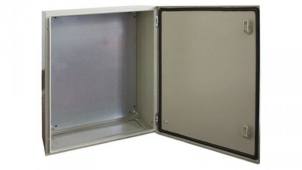 Szafka ścienna rozdzielcza RAL 7032, materiał: Stal, IP66, 800 x 600 x 210mm, RS PRO