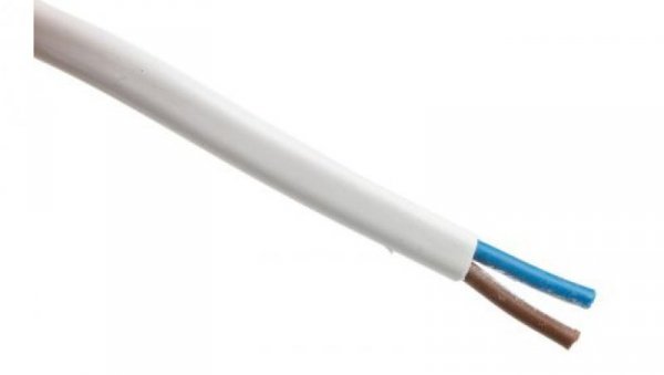 Sieciowy kabel zasilający 2 Core Polichlorek winylu PVC Sheath Biały 5.76mm od , 300 V