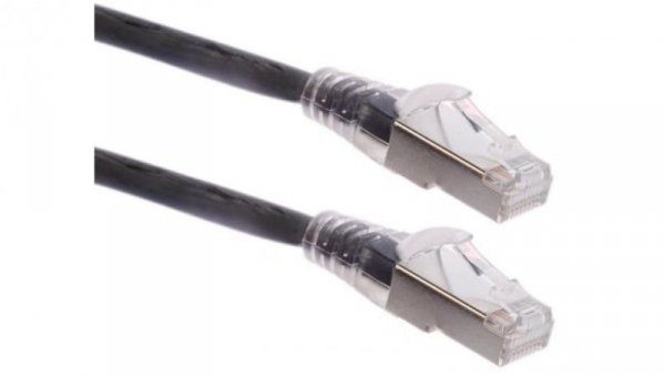 Zespół kablowy kategorii 6a Czarny S/FTP RS PRO