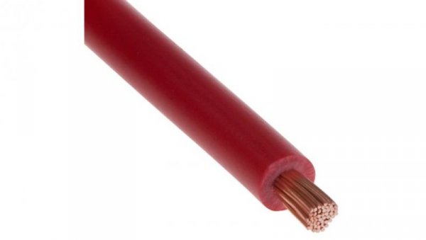 Jednożyłowy kabel sterowniczy CSA 2,5 mm², Maks. +70C 1000 V Czerwony, RS PRO