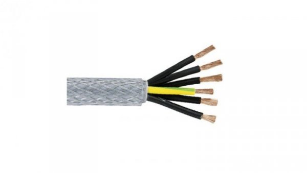 Kabel sterowniczy SY 7 rdzeniowy , Ekranowany, izolacja Polichlorek winylu PVC, D 9.4mm , 50m