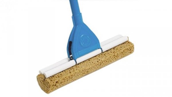 Mop i kij, 40cm, Niebieski, do uzytku z: Osłona mopa z poliestru M01