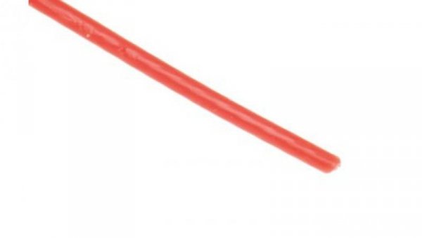 Przewód do urządzeń PTFE PTFE Czerwony, 25m 0,12 mm² 7/0,15 mm, 300 V, -75 → +200C, Ø 0.8mm, RS PRO BS3G210
