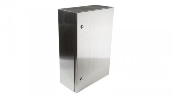 Szafka ścienna rozdzielcza, materiał: Stal nierdzewna typu 304, IP66, 400 x 600 x 200mm, RS PRO