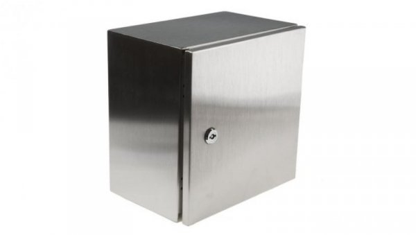Szafka ścienna rozdzielcza, materiał: Stal nierdzewna typu 304, IP66, 300 x 300 x 200mm, RS PRO