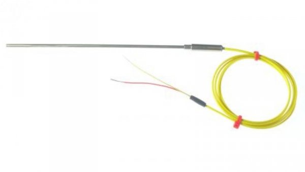 Termopara typ K do +1100C 250mm kabel 1m, Stal nierdzewna ANSI