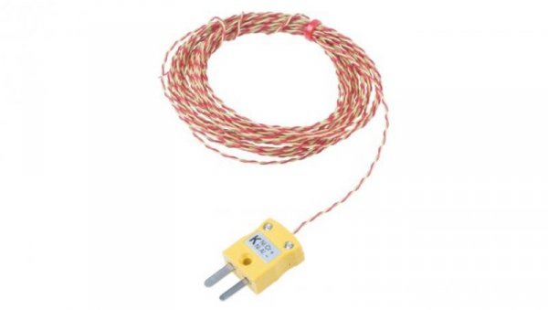 Termopara typ K do +250C 5m kabel 5m ANSI