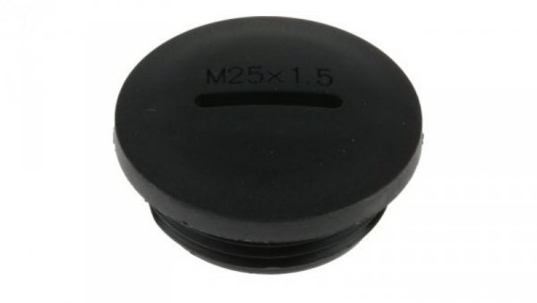 Zaślepka, Czarny M25 x 1.5 Gwintowany, Nylon 66, Zaślepianie, 24.7mm 29.7mm RS PRO
