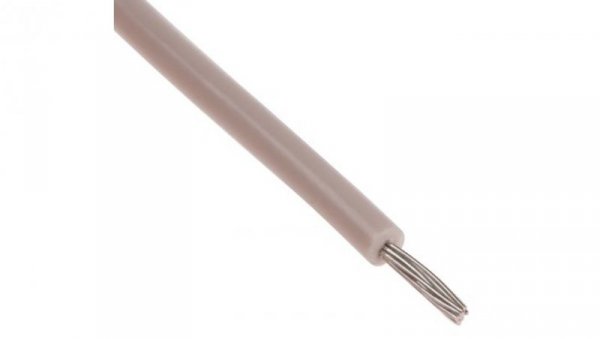 Przewód jednożyłowy linkowy, Przewód instalacyjny 1430, 0,2 mm², 11/0,16 mm, 24 AWG, PVC, 300 V, Biały, dł. 100m, RS PRO