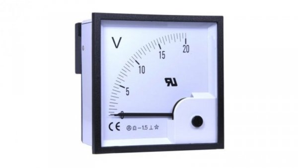 Woltomierz analogowy DC -25C do +50C 92 x 92 mm RS PRO