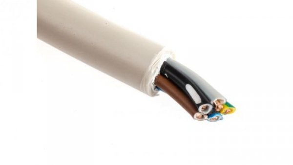 Przewód zasilający 5 Core Polichlorek winylu PVC Sheath Szary 14mm od , 500 V