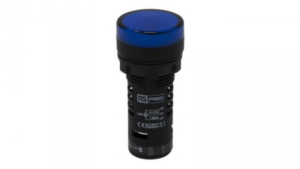 Lampka kontrolna w komplecie z układem testowym, Ø 22mm, IP65, RS PRO