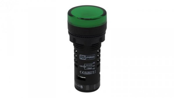 Lampka kontrolna w komplecie z układem testowym, Ø 22mm, IP65, RS PRO